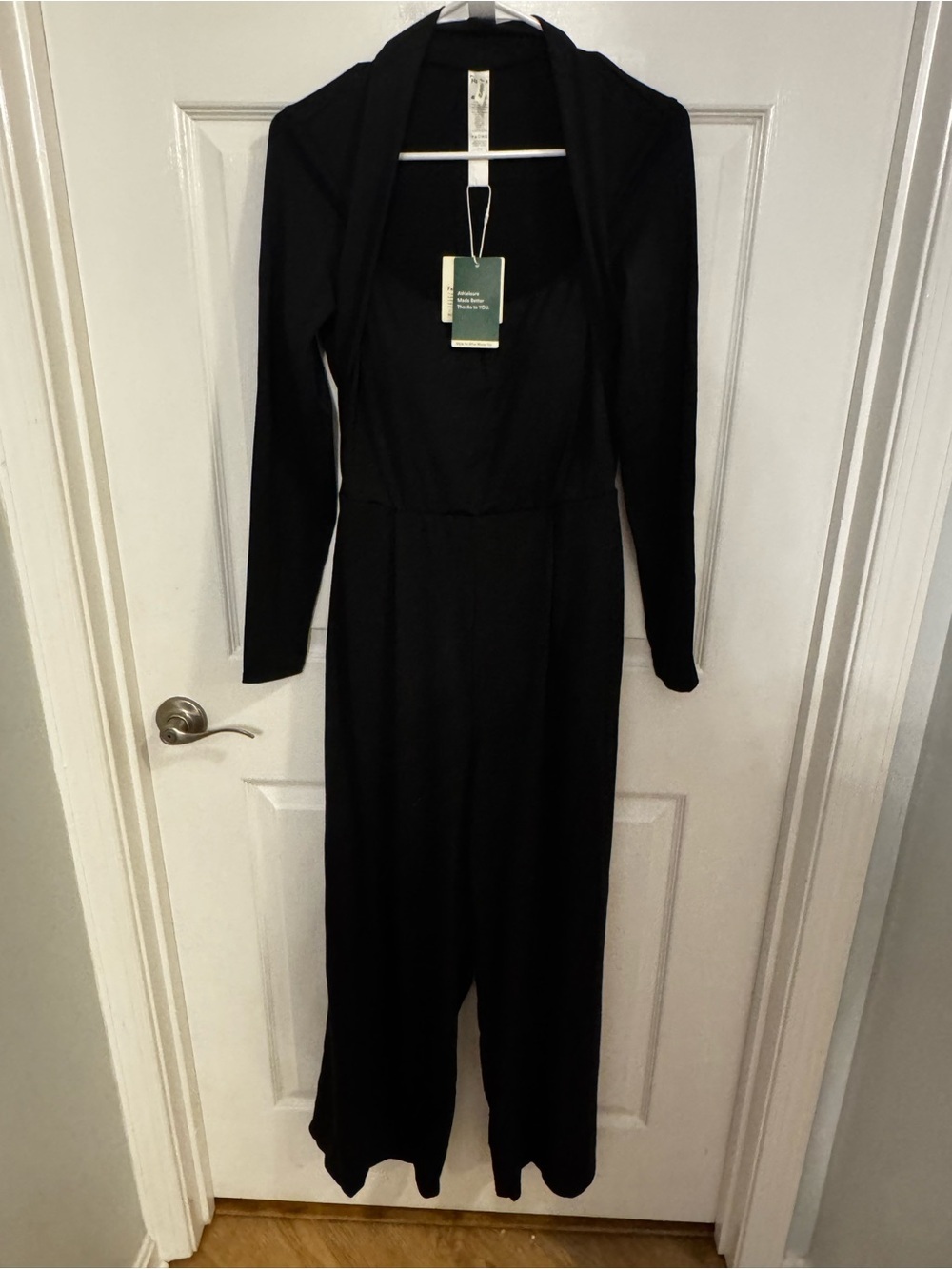 HALARA Black Long Sleeve Jumpsuit